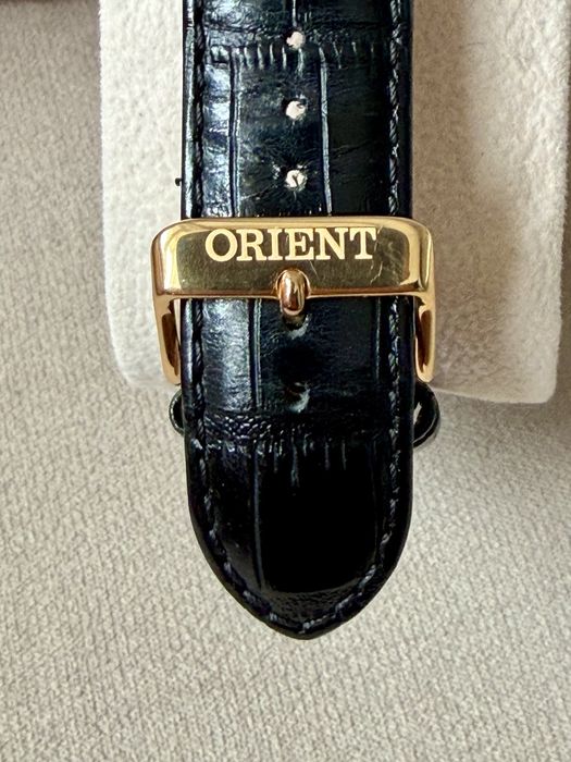 Orient Bambino V2 FER24008B0 Automatic – czarna tarcza – różowe złoto