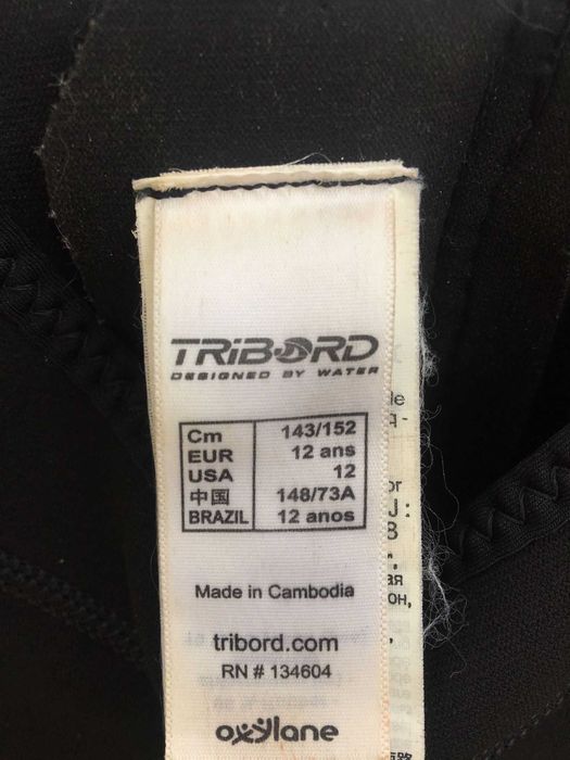 Fato Surf Tribord - Como Novo - 12 anos - Baixa de preço