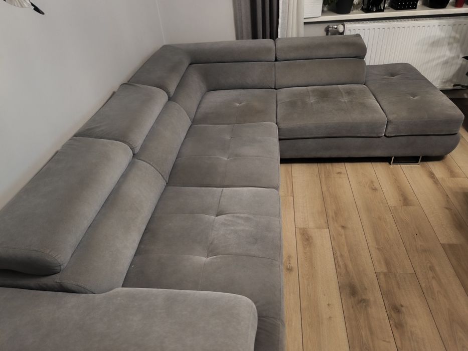 Narożnik szary w kształcie litery L