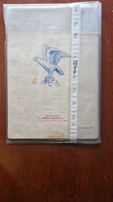 Caderneta Cromos-Rebuçados-Bandeiras-1952-Fabrica Águia-Completa