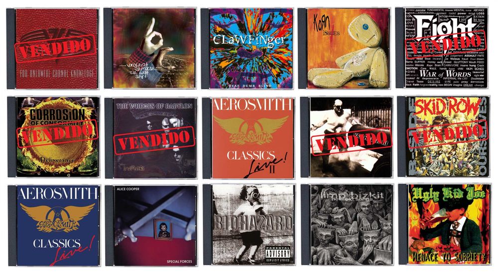 Heavy Metal, Hard Rock, Metal: Lote de 60 CD's [1]