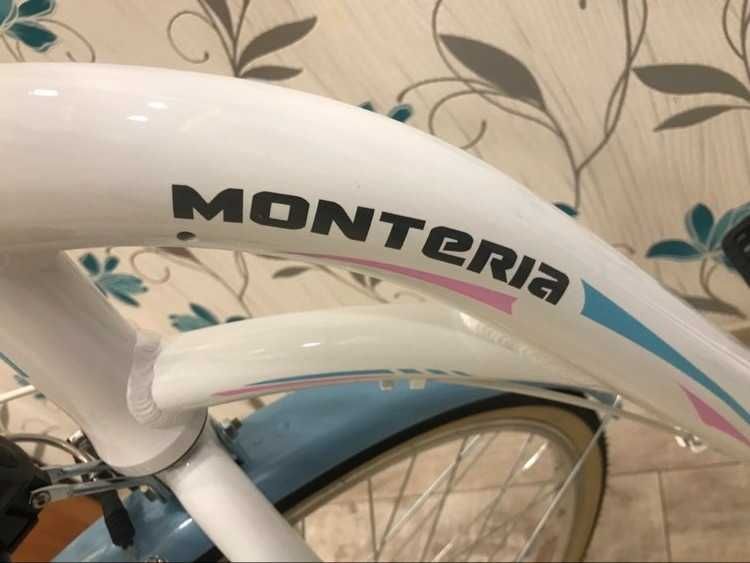 Rower miejski Monteria 26 cali Kolor lazurowo-biały