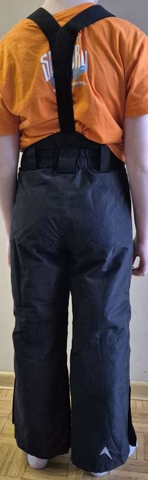 Spodnie zimowe narciarskie czarne CRIVIT (LIDL) 122/128