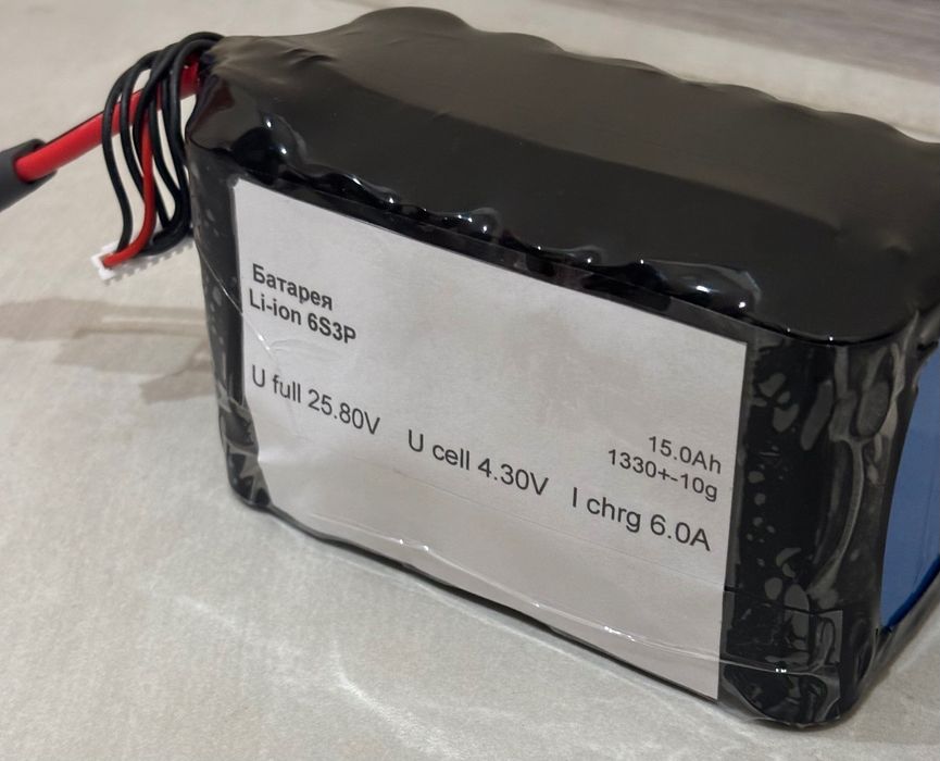 Батарея Li-Ion 6S3P 15000mAh, НОВА, для FPV