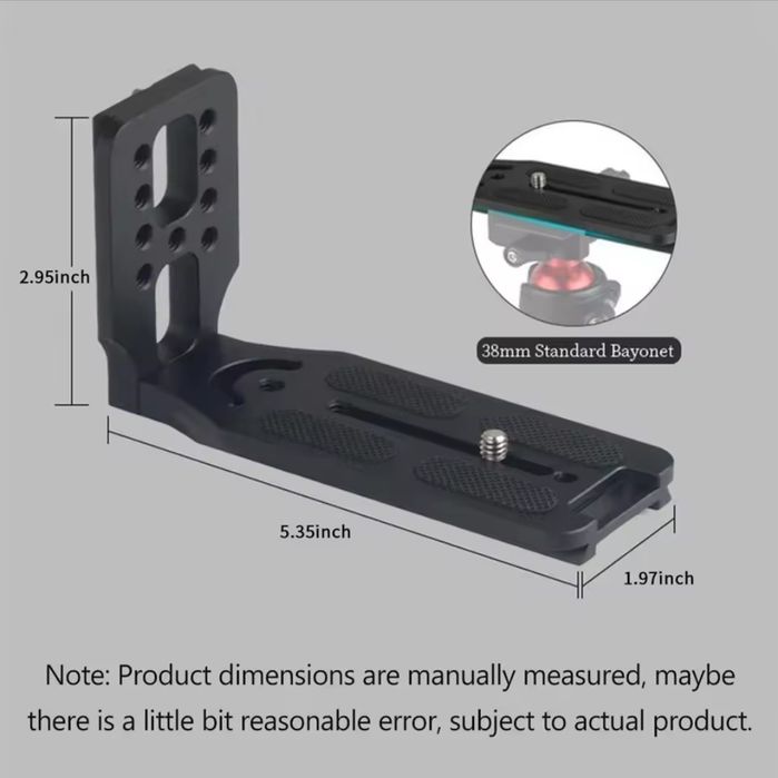 L Bracket - Suporte L para Câmera DSLR