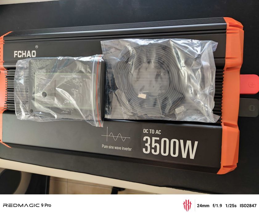 INVERSOR DE CORRENTE SENOIDAL PURA 3500w – novo, nunca usado