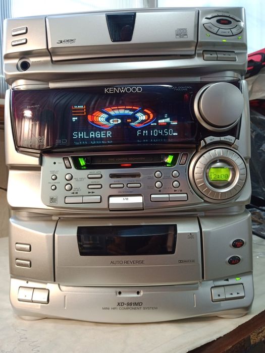 Kenwood с MD и Оптическим входом музыкальный центр