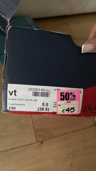 Кросівки Reebok шкіряні