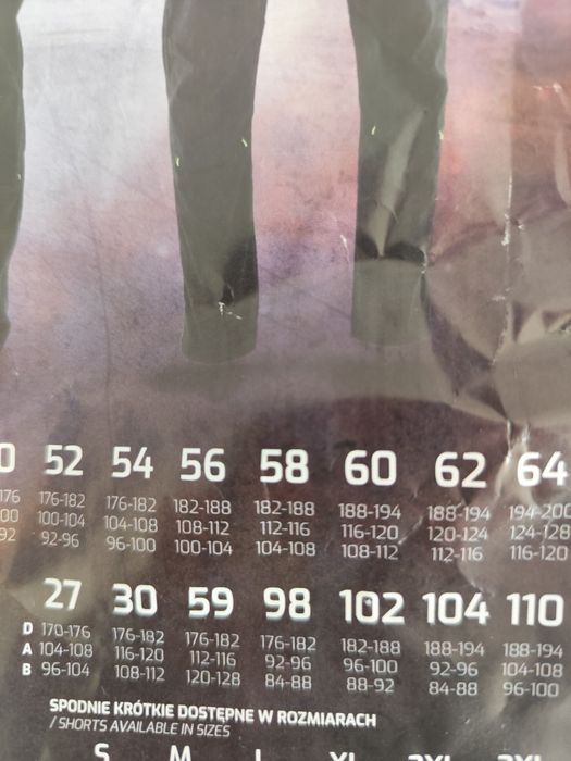 Spodnie robocze nowe r. 58