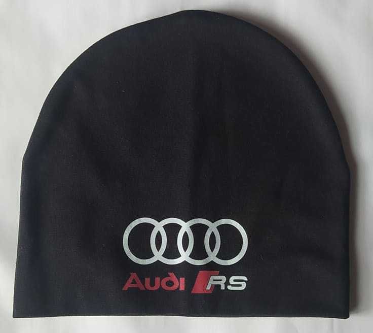 Czapka AUDI !! Jesienno - Zimowa !! Kolor Czarny
