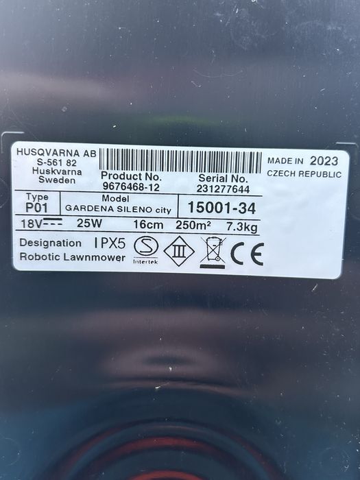 Robot corta relva Gardena Sileno City 250
