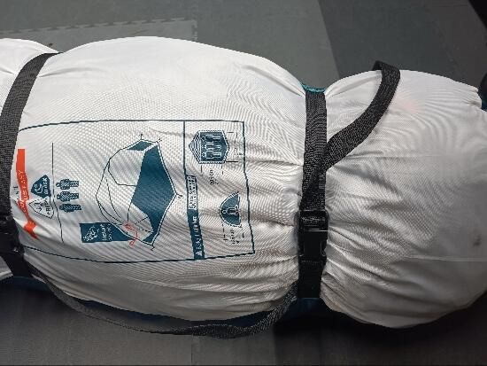 Tenda de campismo instantânea 3 lugares, 2 Seconds easy Fresh & Black