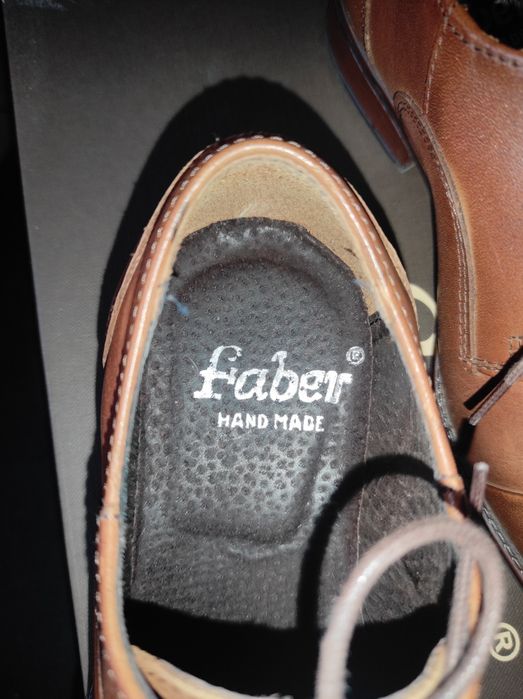 Buty wizytowe chłopięce skórzane Faber brąz r.33 komunia