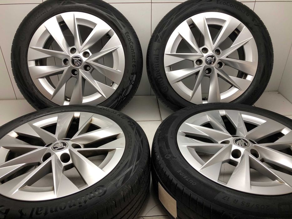felgi 17 skoda 5e3 octavia 4 7 et46 5x112 idalne opony gratis