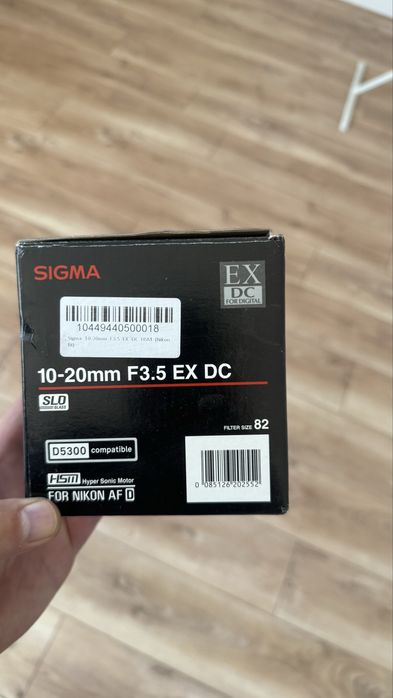 NOWY Obiektyw szerokokątny Sigma 10-20mm F3,5 EX DX HSM Nikon