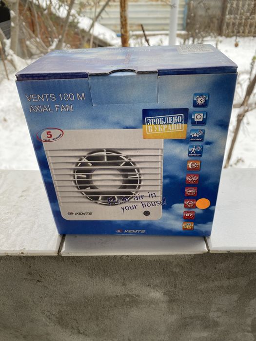 Витяжний вентилятор Vents 100 M