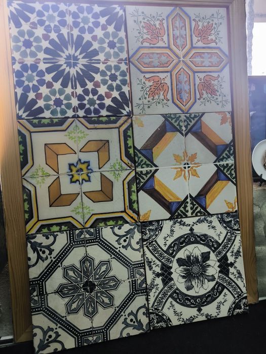 Imitação Azulejos Vintage - 6 peças