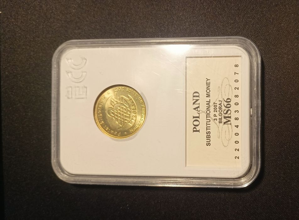 GRADING MS66 3 przetaki biłgorajskie