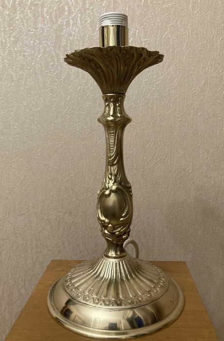 Лампа настольная бронза литьё