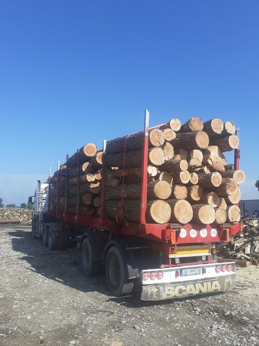 Drewno opałowe kominkowe transport