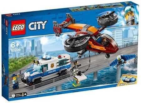 Zestaw LEGO CITY 60209 Rabunek diamentów pudełko i instrukcje