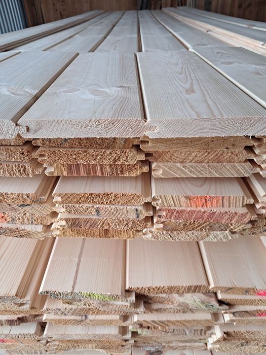 Deska szalówka, podbitka dwu stronna faza sosna, świerk, modrzew