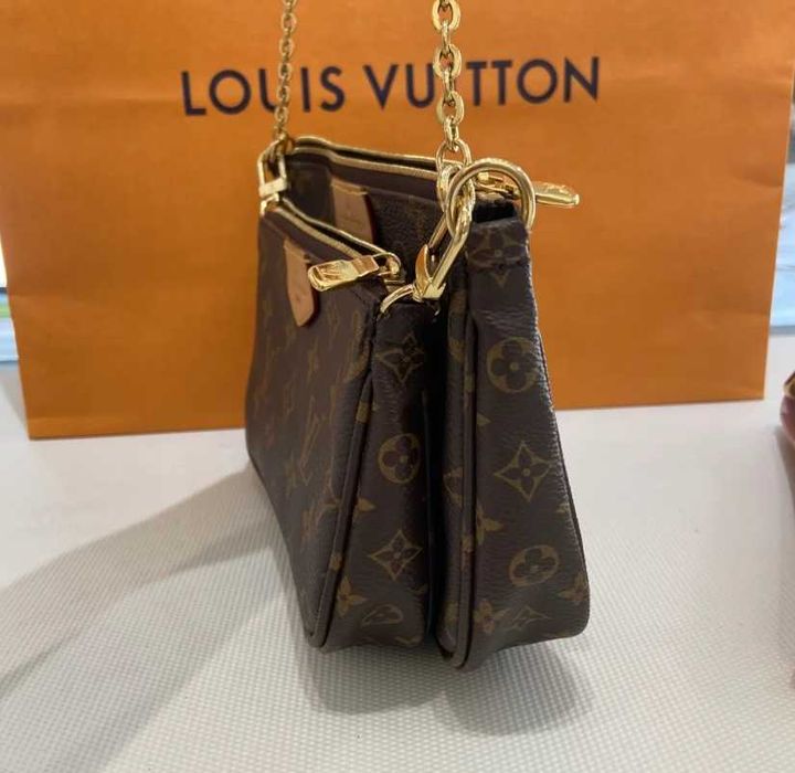 Bolsa de mahjong cinco em um para presbiopia LV com alça de ombro rosa