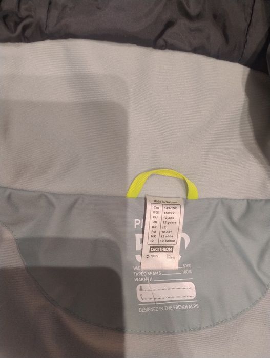 Kurtka narciarska Wedze 580 dziecięca