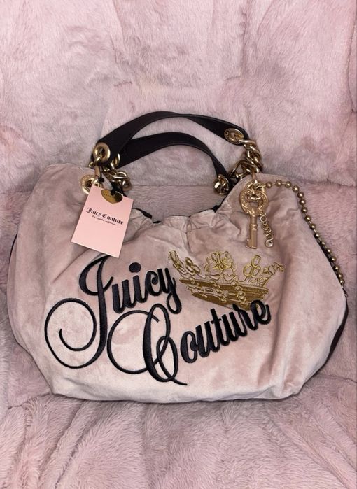 Vintage torebka Juicy Couture kolor dusty pink nowa - unikat