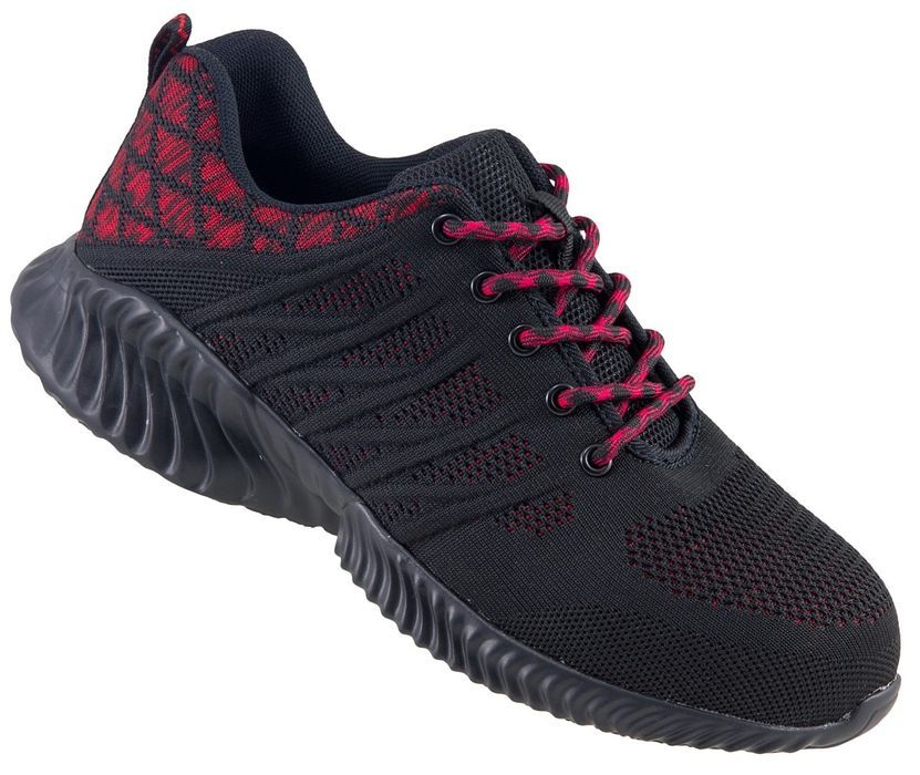 Półbuty robocze damskie ochronne z metalowym podnoskiem lekkie BHP 38