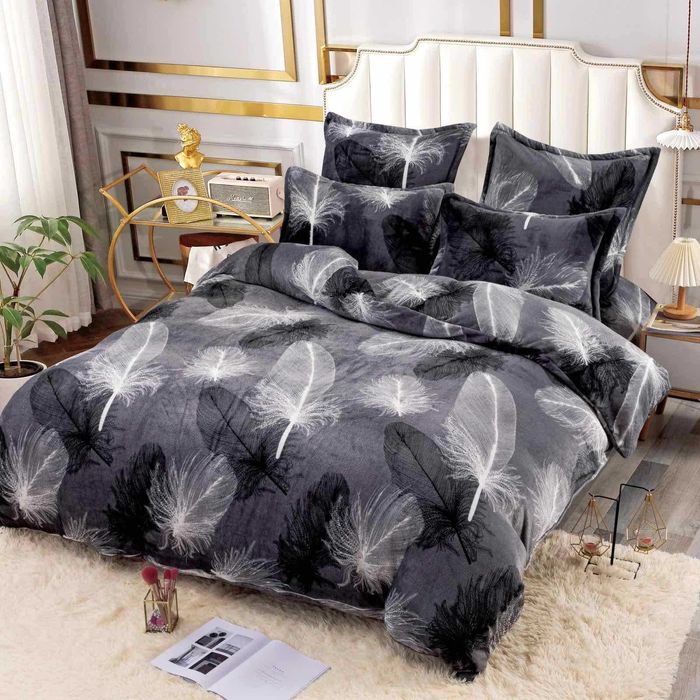 Постельное белье ВЕЛЮРОВОЕ Очень теплое 4 НАВОЛОЧКИ Код: В-Е-2