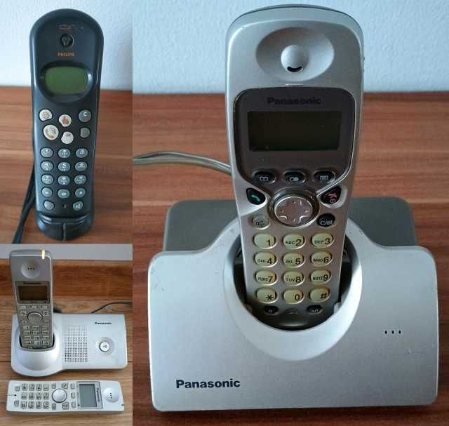 Zestaw 3 telefonów stacjonarnych bezprzewodowych