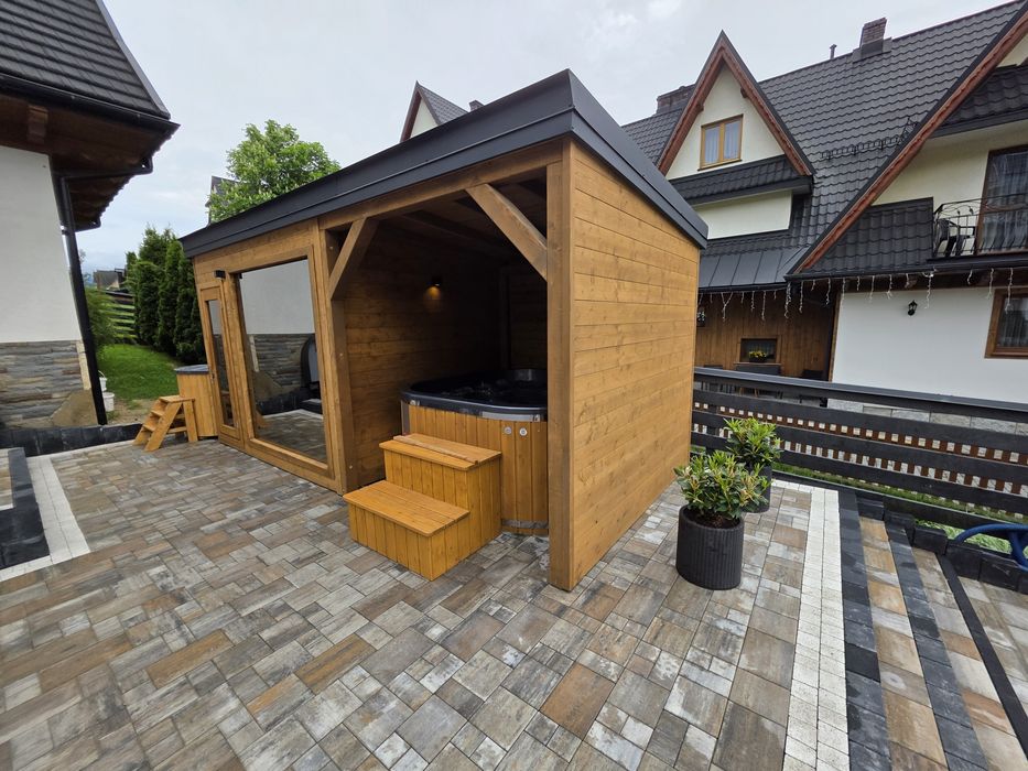 Strefa spa Sauna Balia ogrodowa