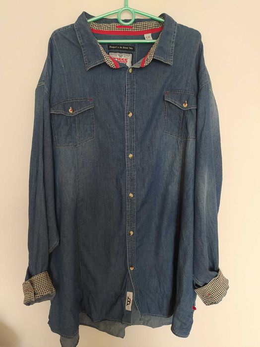 Koszula jeansowa Duke D555 duża r. 5XL/6XL