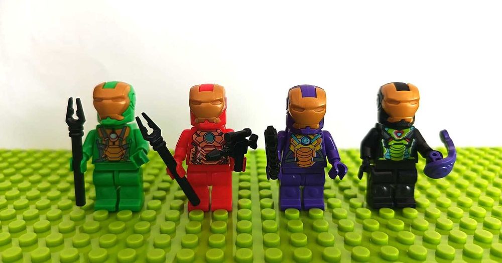 Minifigura Lego Ironman (4 peças)