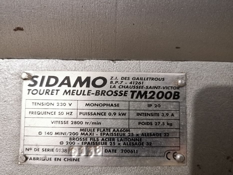 Esmerilador Sidamo TM 200B 900w