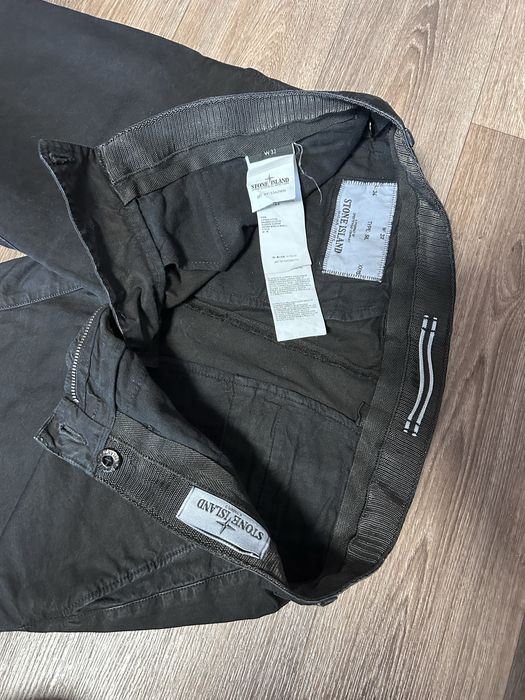 Брюки-чиносы Stone Island garment dyed cotton