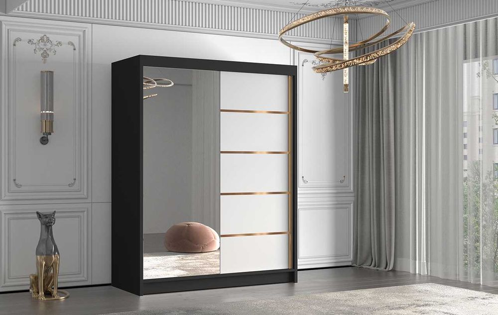 Nowość Szafa Przesuwna Goldi 150 V3 150 cm