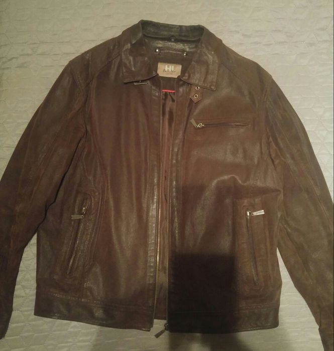 Kurtka skórzana męska