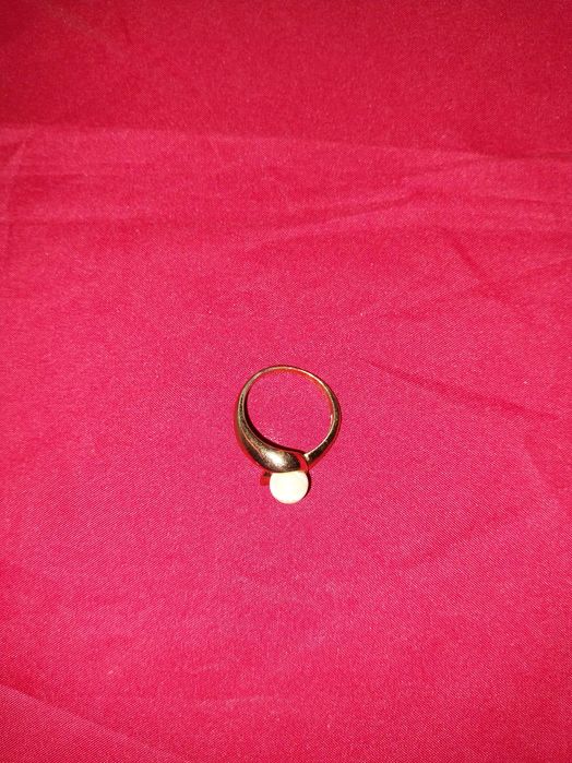 Anel Prata - Banhado a Ouro