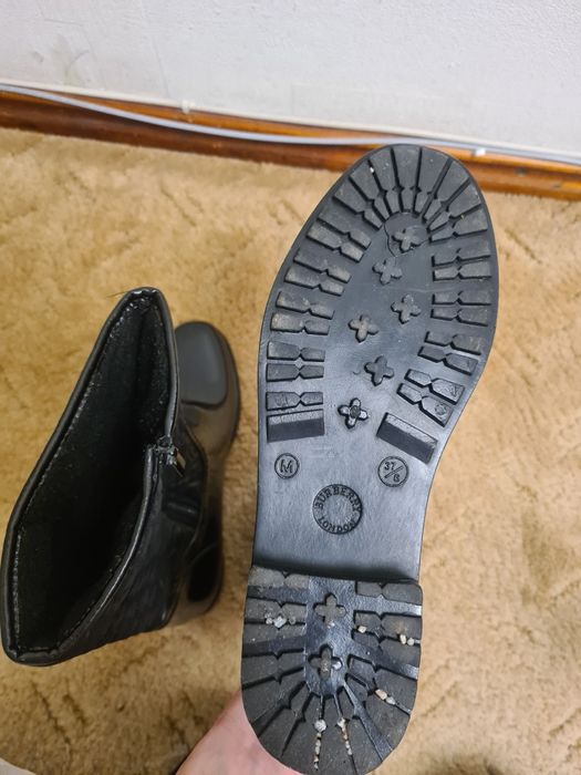 Сапоги жіночі резинові гума чорні на флісі 37 розмір