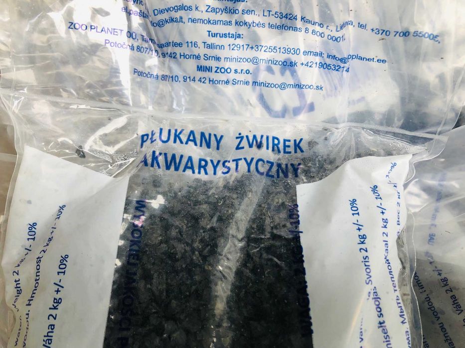 Czarny żwirek bazaltowy 2 - 5 mm  50kg