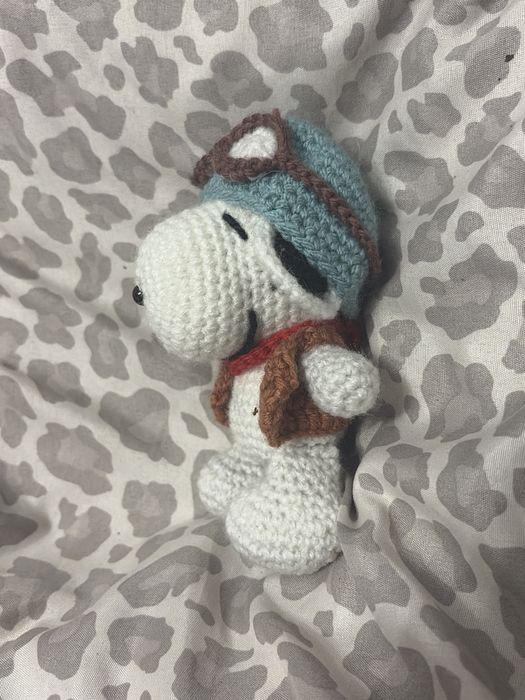 snoopy robiony na szydelku