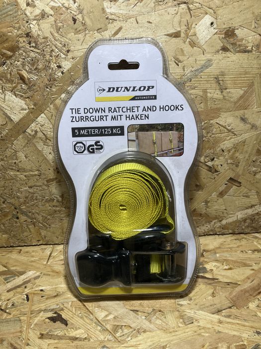 DUNLOP Taśmy do mocowania bagażu ładunku 5m PASY