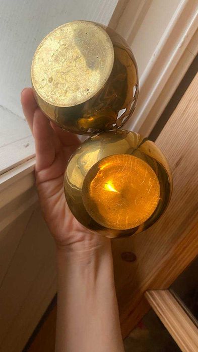 Подсвечник стаканчик с сердечками для чайной свечи