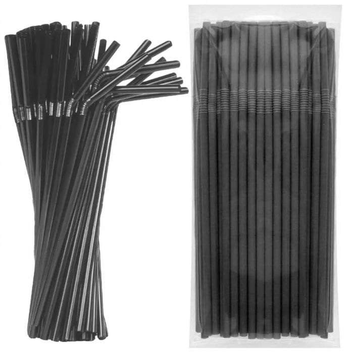 Słomki plastik Godan 100 szt.. GoDan