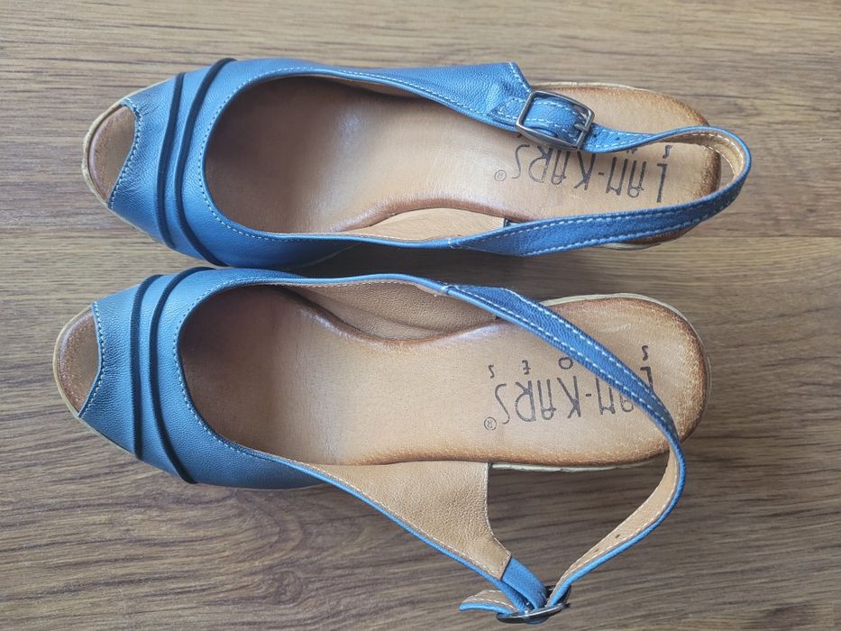 Espadryle na koturnie roz. 38