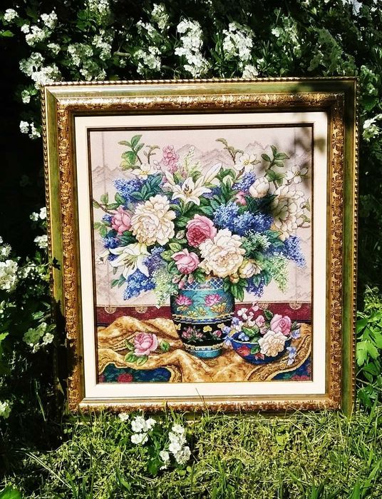 Картина вышитая крестом