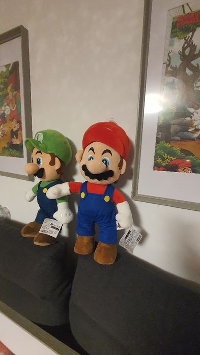 Maskotki Super Mario  Mario I Luigi