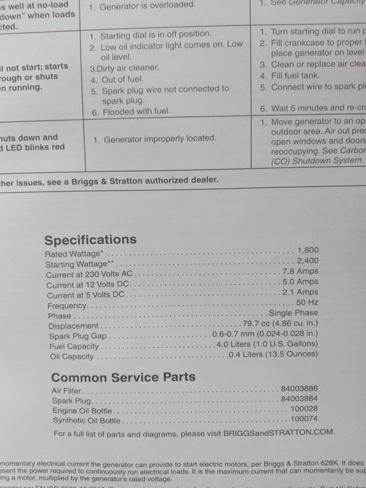 Інверторный генератор Briggs&Stratton P2400 PowerSmart. Новий.